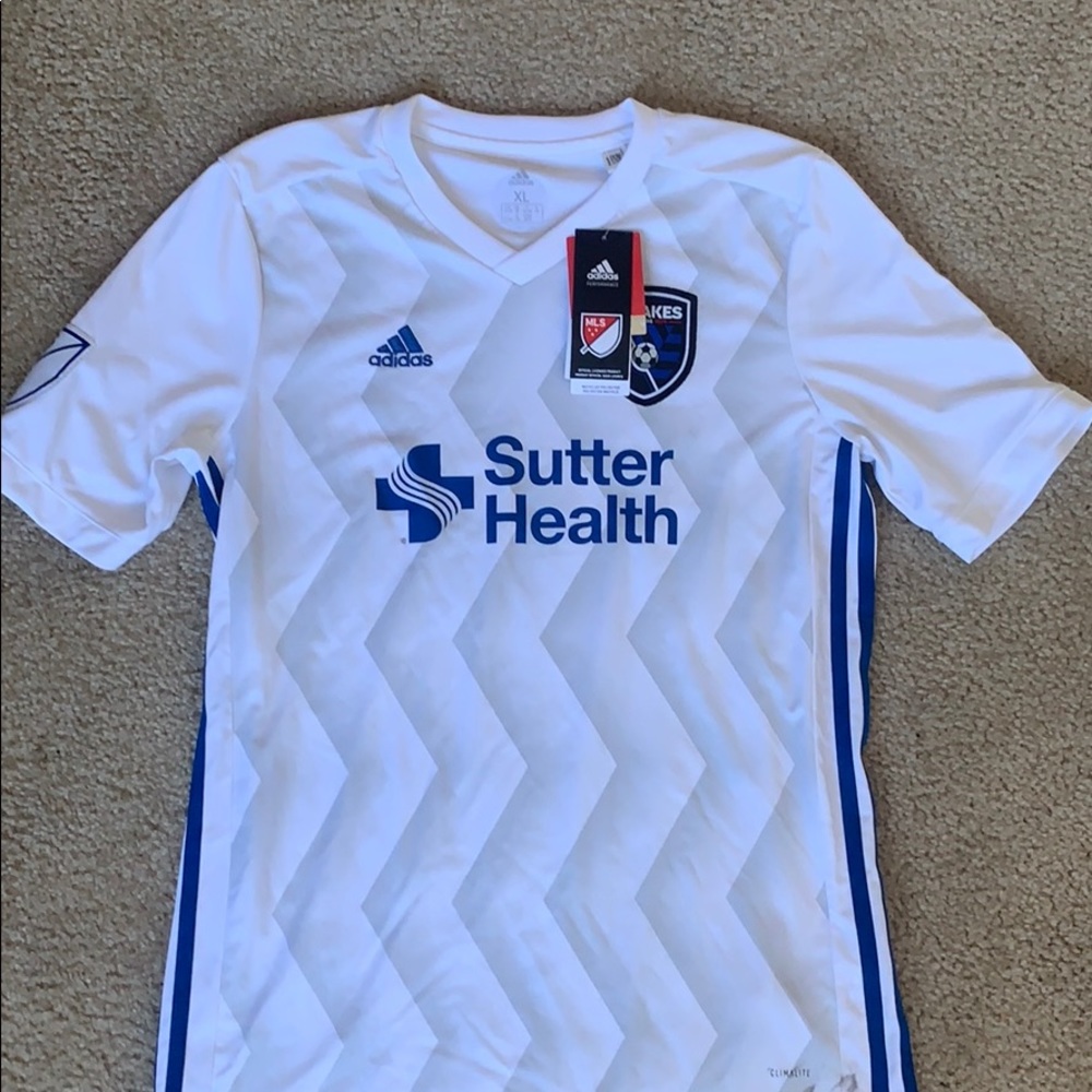 San Jose Earthquakes Youth Away Jersey